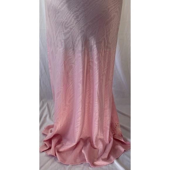 90’s Vintage Monochrome Prink Pale Punk Maxi Slip Nightgown - Picture 12 of 13